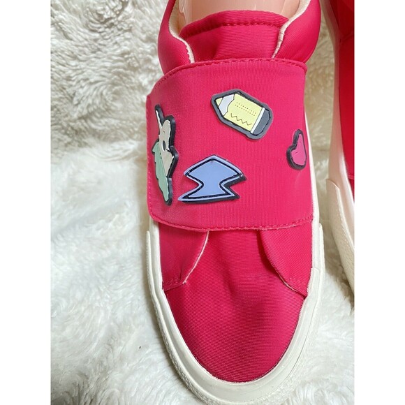 ZARA Girl’s US 5.5 / EU 38 Pink BAMBA Sneakers Hook & Loop Fits Women’s 7.5 - Picture 6 of 11